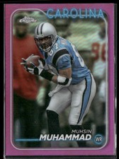 2024 Topps Chrome #15 Muhsin Muhammad Pink Refractor