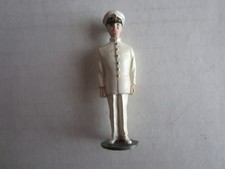 Vintage Lead Unbranded Figure in White Naval Uniform