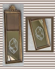 Unique Custom Engraved Mirror Gold Antique Frame Wall Mirror Unique Custom Engraved Mirror Gold Antique Frame Wall Mirror