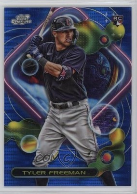 2023 Topps Cosmic Chrome Blue Moon Refractor 82/99 Tyler Freeman Rookie RC 0j4i