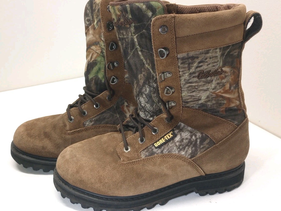 Cabela's Mens Hunting Camo Boots 81-2395 Gor-Tex Thinsulate Goodyear Size 13D