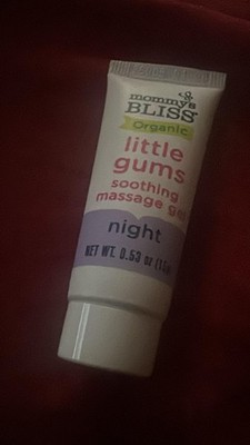 mommy's BLISS Little Gums Soothing Massage Gel Night Organic White Blue Purple