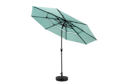 Aluminium 10ft 3 Tier Auto-tilt Umbrella for Patio Pool Deck (Base Not Included)