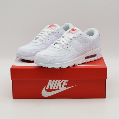Size 8.5 - Nike Air Max 90 White Light Crimson for sale online | eBay