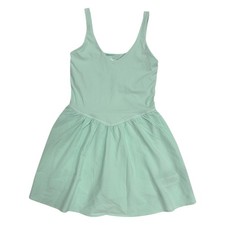 Spalding Womens Lightweight V-Neck Stretch Fit Active Mini Dress (Green, XL)