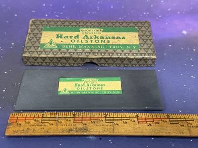 Surgical Black Arkansas Slip Stone Sharpening Stone File 