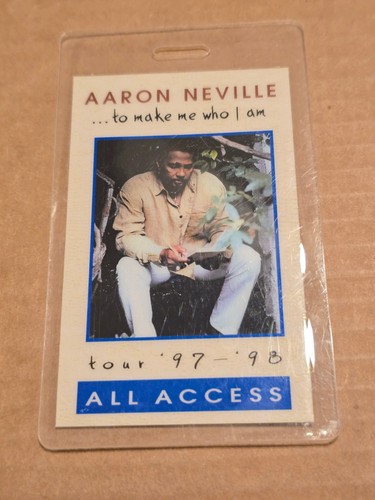 AARON NEVILLE - TO MAKE ME WHO I AM - 97/98 ORIGINAL TOUR LAMINATE