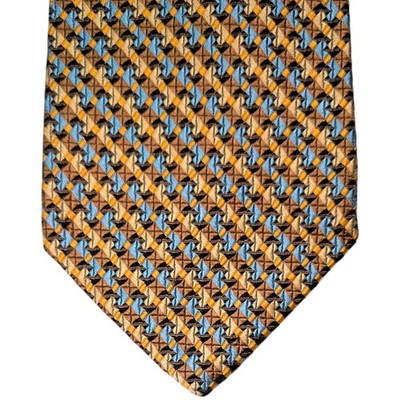 Robert Talbott Best Of Class Silk Necktie Mens Multicolor Geometric Designer Tie