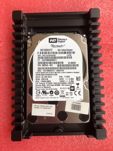 WD VelociRaptor 1TB 10K 2,5" SATA HDD WD1000DHTZ Enterprise Festplatte getestet
