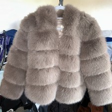 Luxury Faux Fur Hooded Coat 
