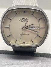 Vintage Mido Ocean Star Quartz Watch 1970’s In Beautiful Condition