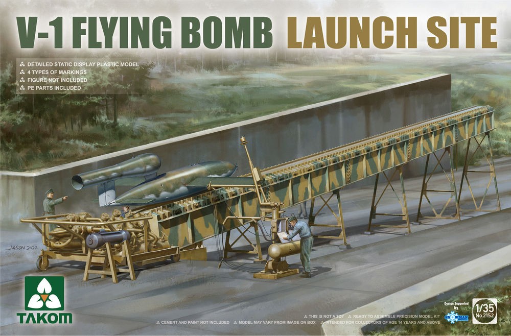Takom Tak2152 1:35 V-1 Flying Bomb Launch Site - Bild 2