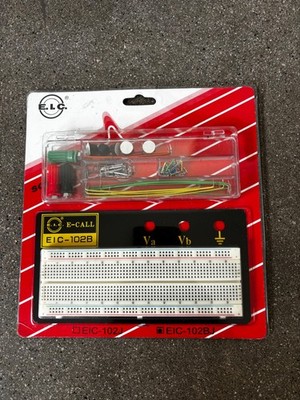 E-CALL EIC - 102B electronic project breadboard new in package