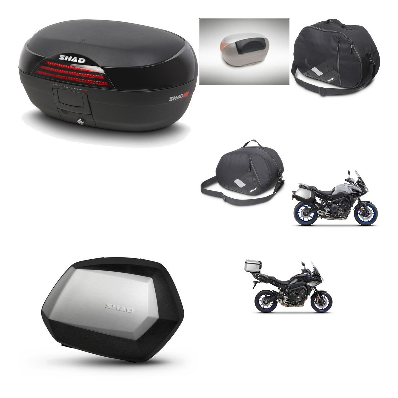 Seitenkoffer + Heckkofferraum + ZubehöR + 3P-Hardware + Montagematerial SH46 Sh-image