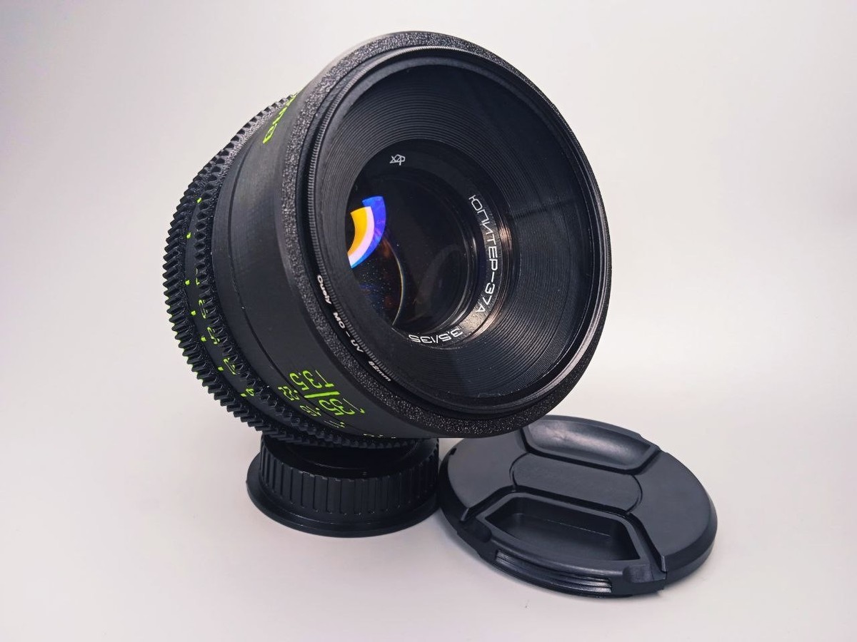 Rehouse Jupiter-37 Cine Mod Vintage Lens Canon EF mount 💙💛