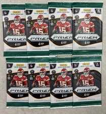 X8 Checker! Panini Prizm Fútbol 2025 Negro y Azul Checkerboard Prizm Hot Pack