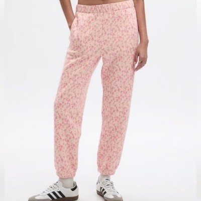 Gap x LoveShackFancy pink floral Sweatpants joggers Women s XL