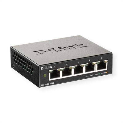 DGS-1100-05V2/E D-Link DGS-1100-05V2 Managed L2 Gigabit Ethernet (10/100/100 ~D~