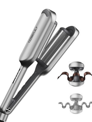 TYMO ROVY Wave curling iron, Grey, NWT, open box