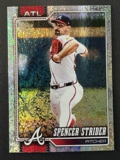 Spencer Strider 2026 Topps (Silver Holo Foil) Insert Card #79 Atlanta Braves