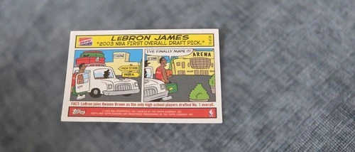 2003 Topps Lebron James PSA 4