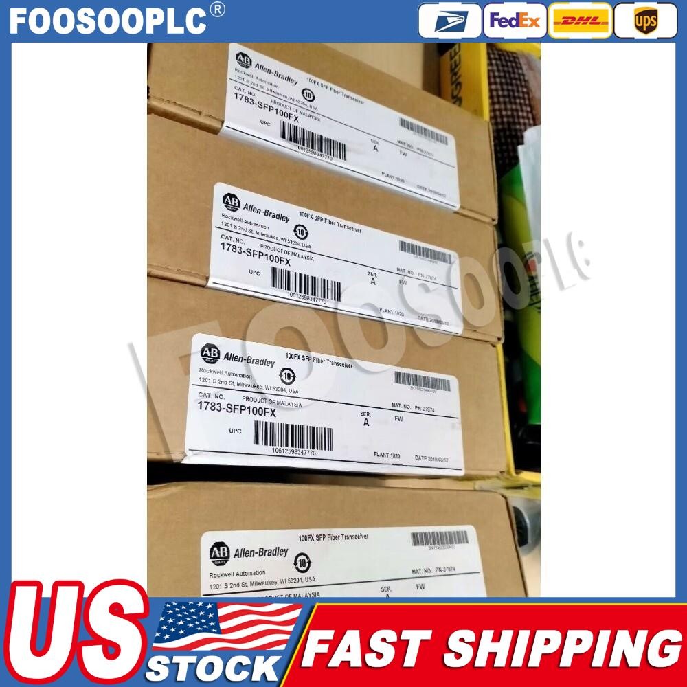 1PCS AB 1783-SFP100FX 100FX SFP FIBER TRANSCEIVER NEW IN BOX DHL US Free Tax
