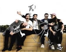 * IDLES * signed 8x10 photo * JOE TALBOT, MARK, LEE, JON & ADAM * COA *