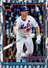 2026 Topps Series 1 Pete Alonso T91-12 75th Anniversary Foil Baseball Card