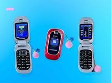 Vintage Y2K Samsung Camera Flip Phone. Works.