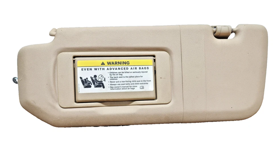 2006–2010 Mercedes-Benz R350 R500 R320 Left Driver Sun Visor Tan OEM - Image 4 of 4