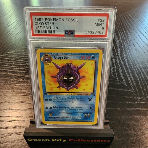 Cloyster (1st Edition) graded PSA 9 for sale on eBay