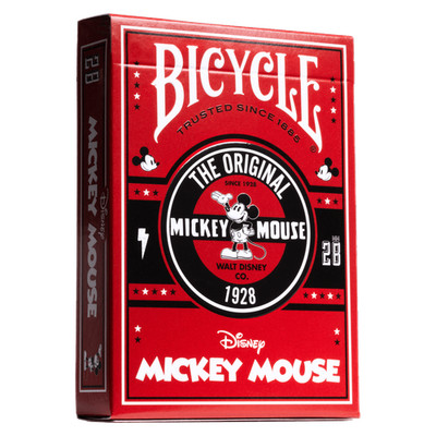 Bicycle Disney Classic Mickey Mouse (Red) USPCC Playing Cards   Collector Deck