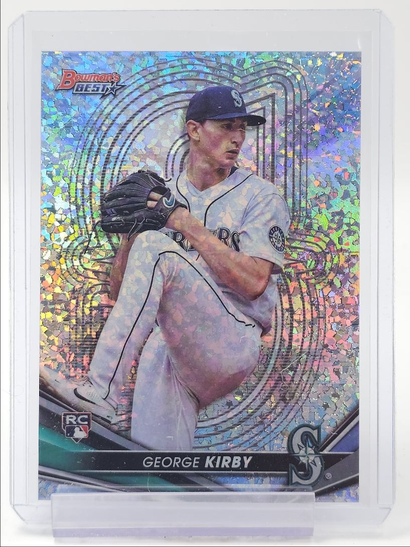 GEORGE KIRBY 2022 BOWMAN'S BEST ROOKIE MINI DIAMOND #69 RC /299 Q4407
