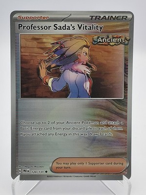Professor Sada's Vitality 120/131 Pokeball Holo Sv: Prismatic Evolutions 