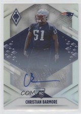 2021 Panini Phoenix Rookie Silver Auto Christian Barmore #160 Auto 0q84