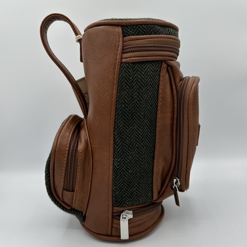Portland Ireland Mens Golf Washbag Overnight Toiletry Bag Organizer Travel Bag - Picture 5 of 15