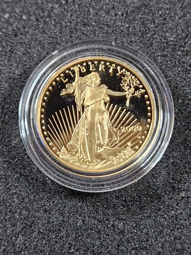 🌟 2000-W American 1/2 oz Gold Eagle $25 PROOF Coin IN CAPSULE ONLY (NO OGP)