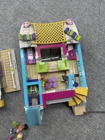 L Lego Friends Sunshine Catamaran, 41317 No Figs/Manual Missing Sail Incomplete