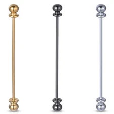 3pcs Collar Pins for Men, Brass Ball Collar Bars for Men Dress Shirts, Clasp ...