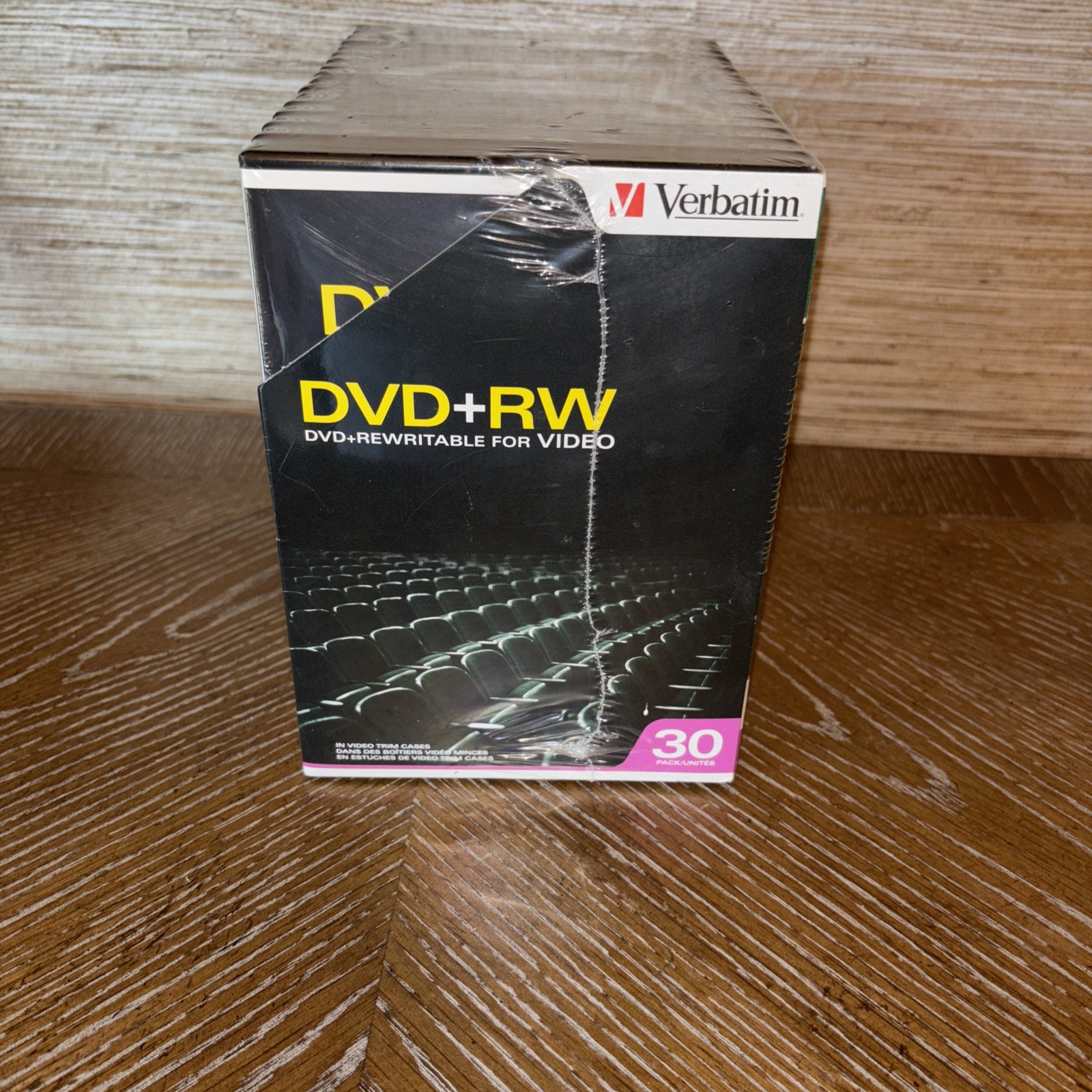 Verbatim DVD-RW Blank Discs 4.7GB 4X Recordable - 30pk BLUE/GRAY 