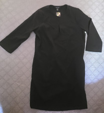 NWT Karen Kane Women Black 3/4 Sleeve Round Neck Dress XS