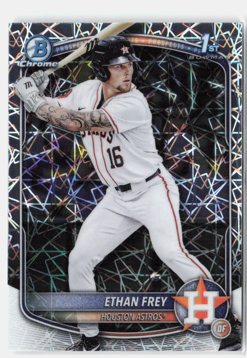 2025 Bowman Draft #BDC-67 Ethan Frey Chrome Laser Refractor