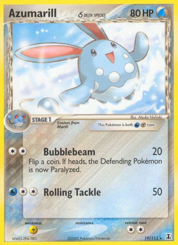 Azumarill (Delta Species) Rare Delta Species 19/113 NM