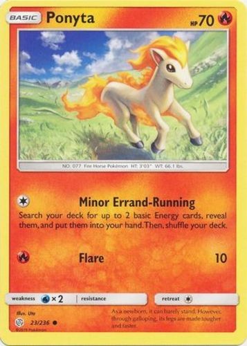 Ponyta - 23/236 - Common - Heavily Played