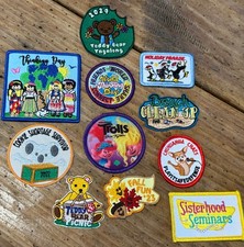 GIRL SCOUT Patches Assorted Styles/Ages CHOICE of 10 ALL NEW