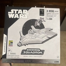2023 SDCC Comic Con Jazwares Star Wars Micro Galaxy Squadron A-Wing Fighter LE