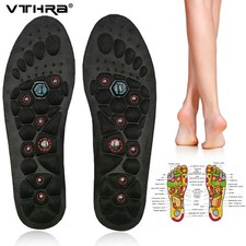 Premium Orthopedic Magnetic Therapy Insoles Arch Support Shoes Pads Magnet Soft