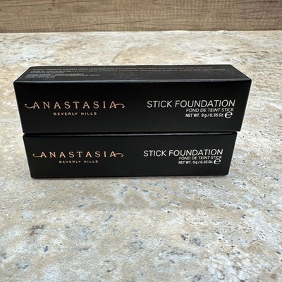 2X Anastasia Beverly Hills Foundation Stick Banana Glow With Lustre Finish NIB