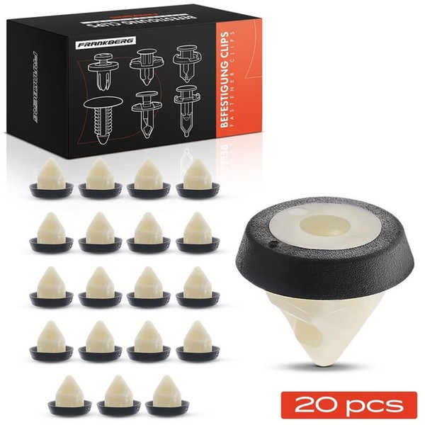 Frankberg 20X NYLON-CLIP Schwarz Passend FüR Lexus ES Toyota Avensis Celica Coro-image