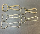 Lot of 5 Vintage Soda Bottle Openers - Coke, Pepsi, Nesbitt's, Tru-Ade, Squirt